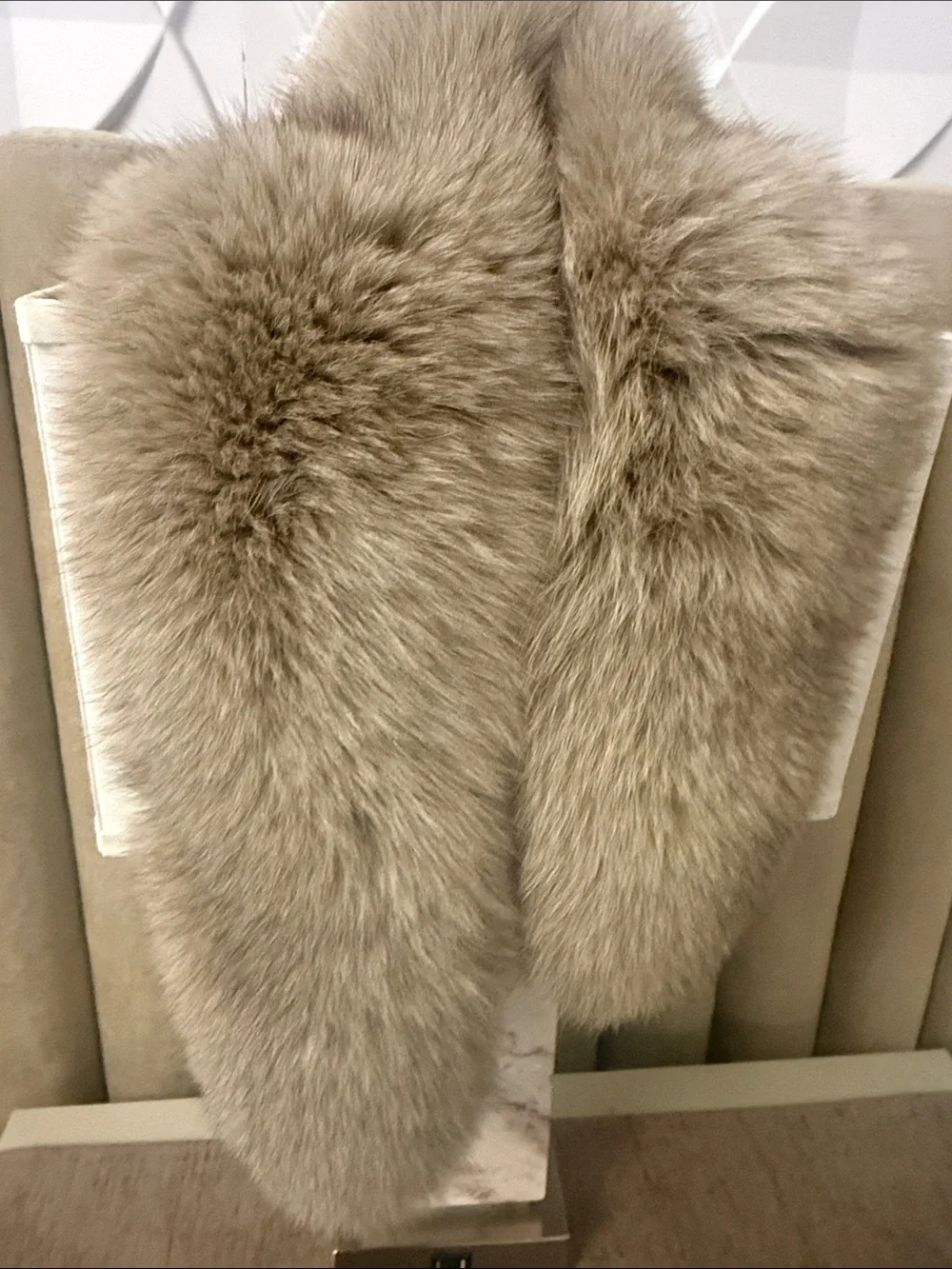 Real Fox fur collar